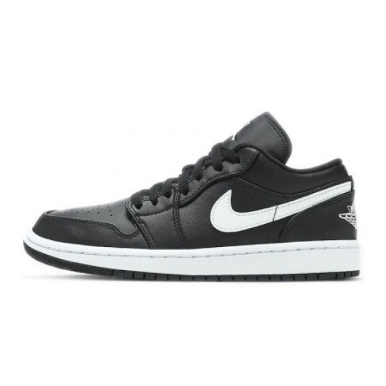 Wmns Air Jordan 1 Low Black White